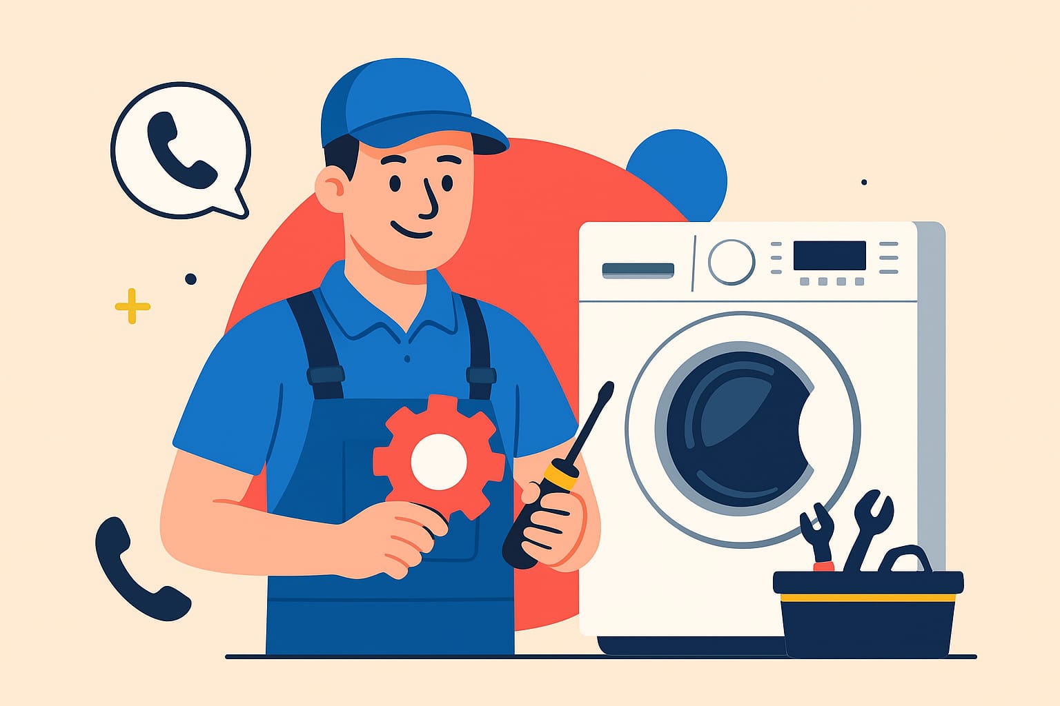 Soporte técnico y mantenimiento de lavadoras